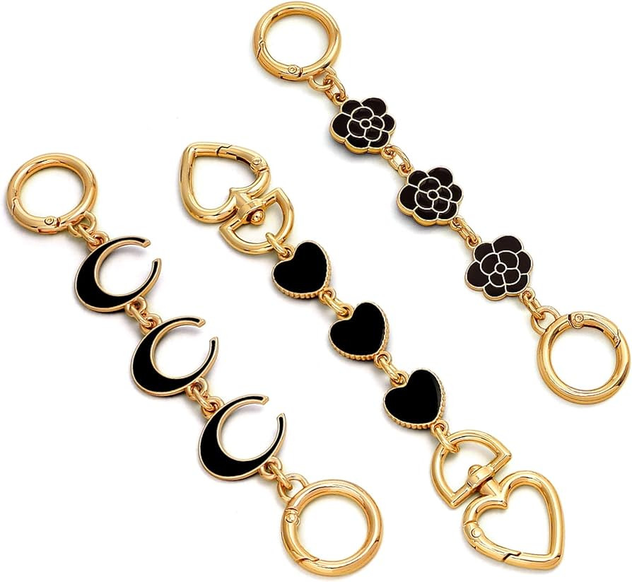 Seloom Purse Strap Extender Purse Chain Bag Exquisite Charms Purse Straps Replacement Chain for H... | Amazon (US)