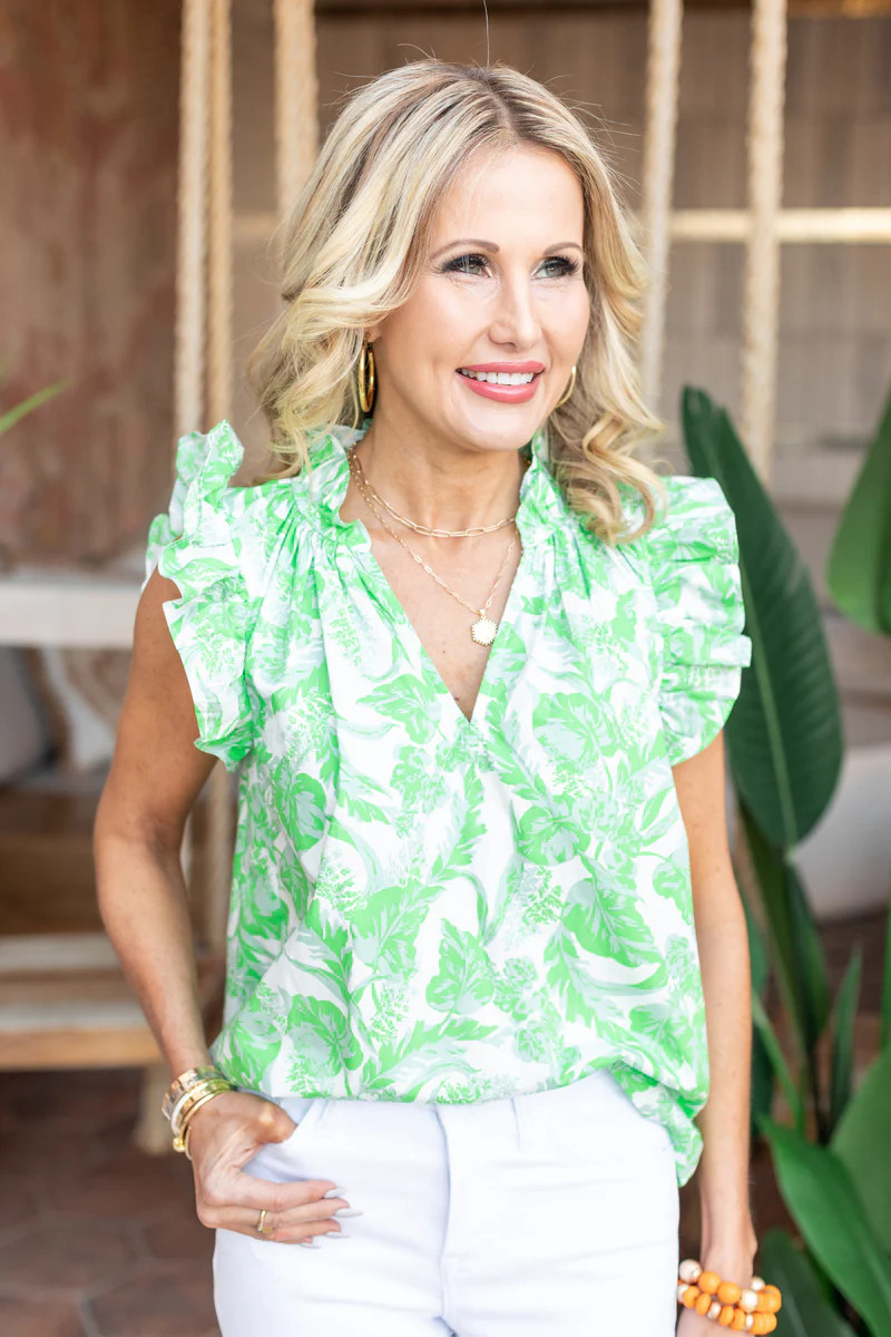 Jolene Top- Green | Avara
