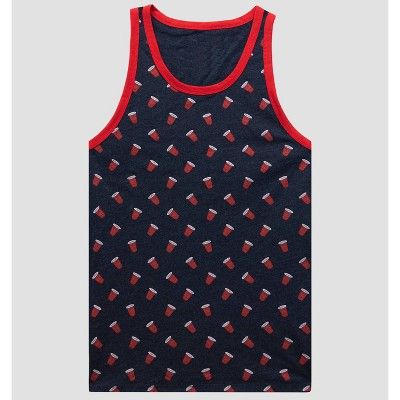 Men's Cups Americana Tank Top - Navy | Target