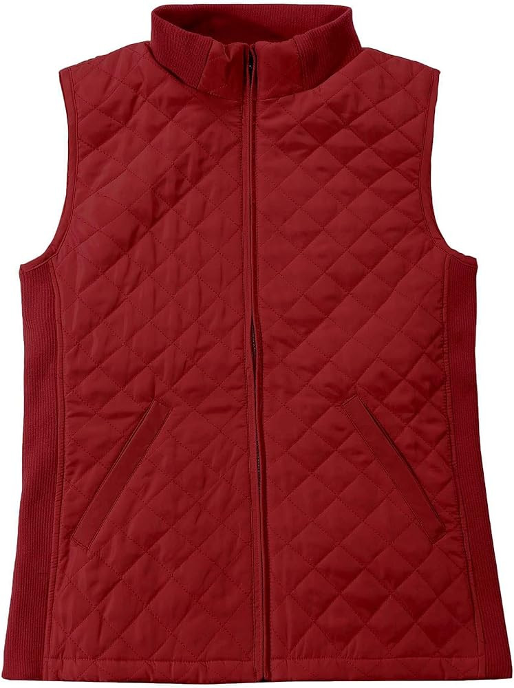 Bienzoe Women Quilted Casual Vest: Lightweight Packable Sleeveless Jacket | Amazon (US)