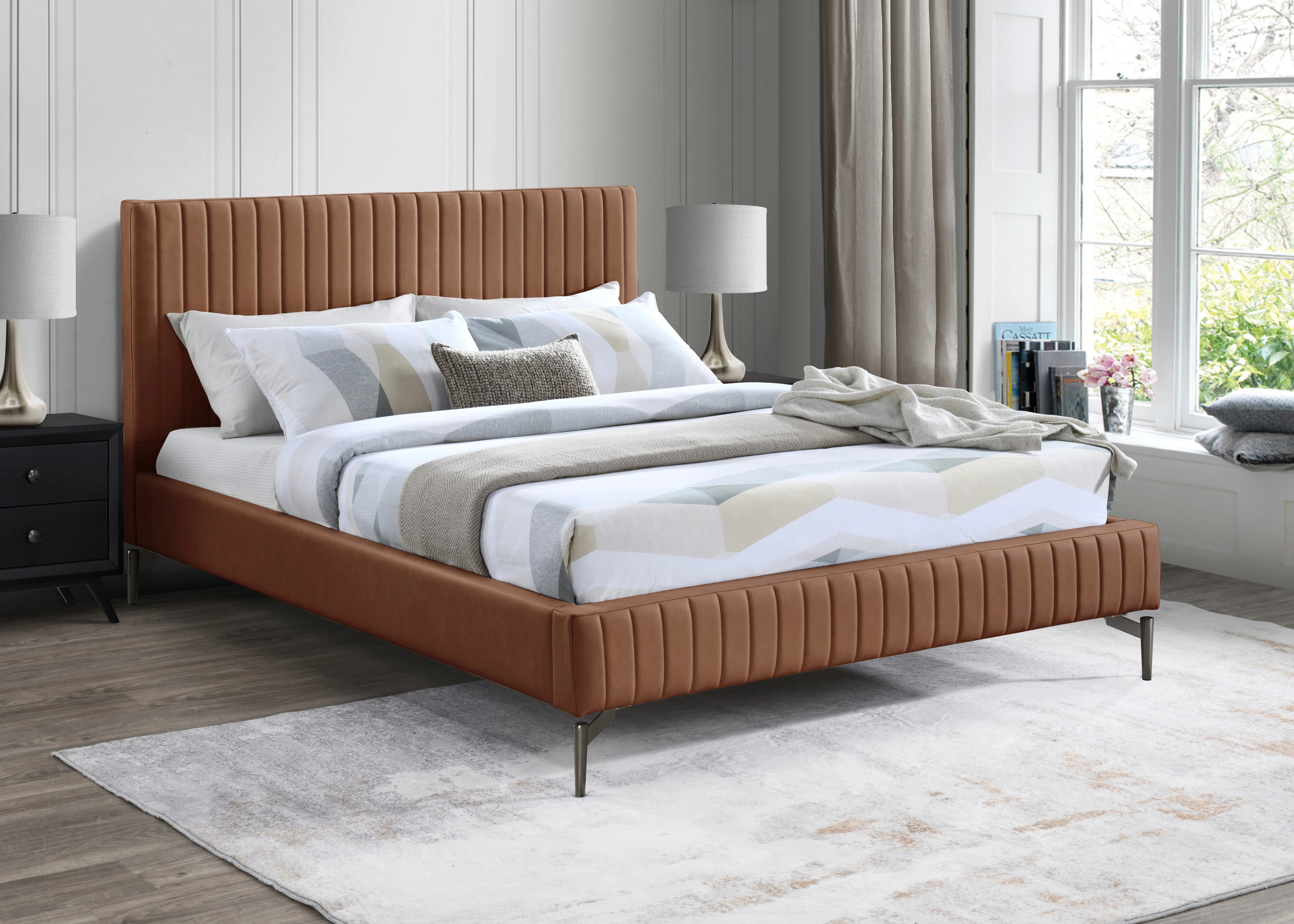 Kirstan Upholstered Panel Bed | Wayfair North America