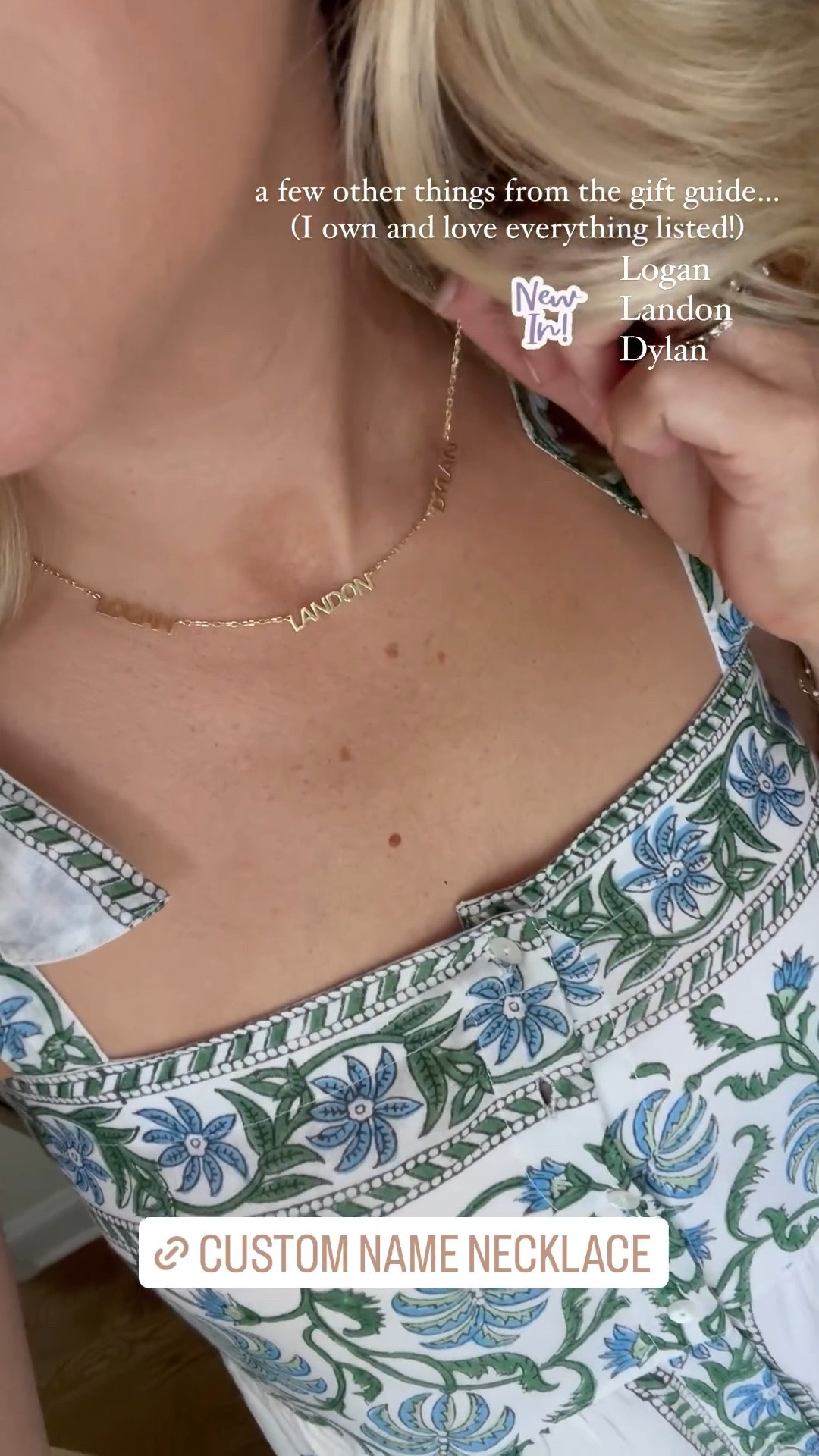 custom name necklace, personalized name necklace // I’m wearing the 16” 

Mother’s Day gift, gift idea, dainty jewelry, everyday jewelry 

#LTKBeauty #LTKFindsUnder100