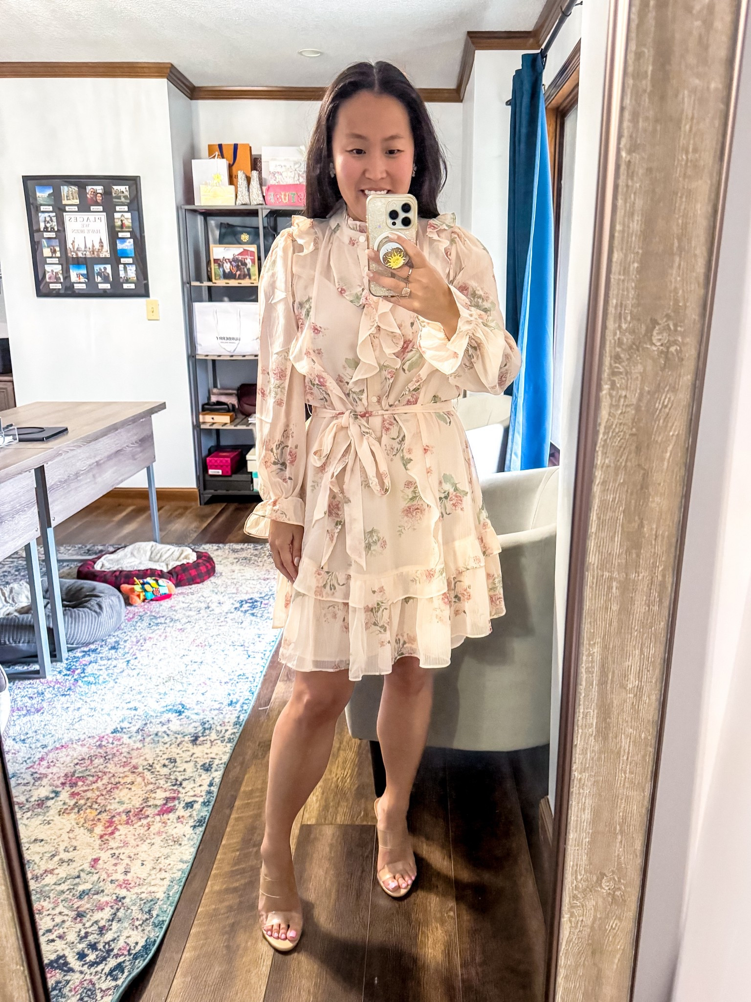 Perfect for Easter, Mother’s Day, and showers! Super feminine floral dress, fits TTS. 

#LTKSaleAlert #LTKStyleTip #LTKPetite