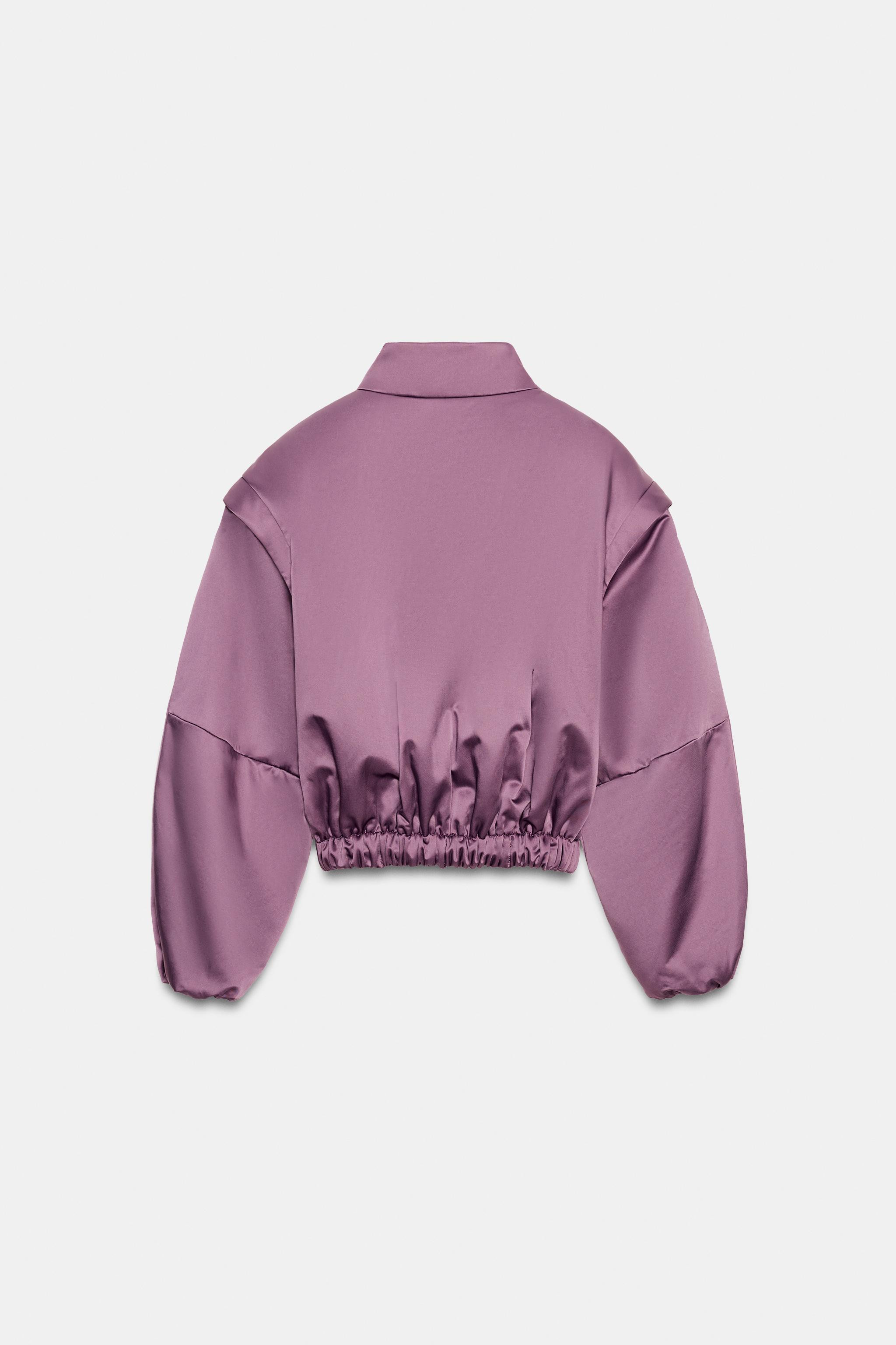 PUFFER JACKET WITH MARKED SHOULDERS | Zara US