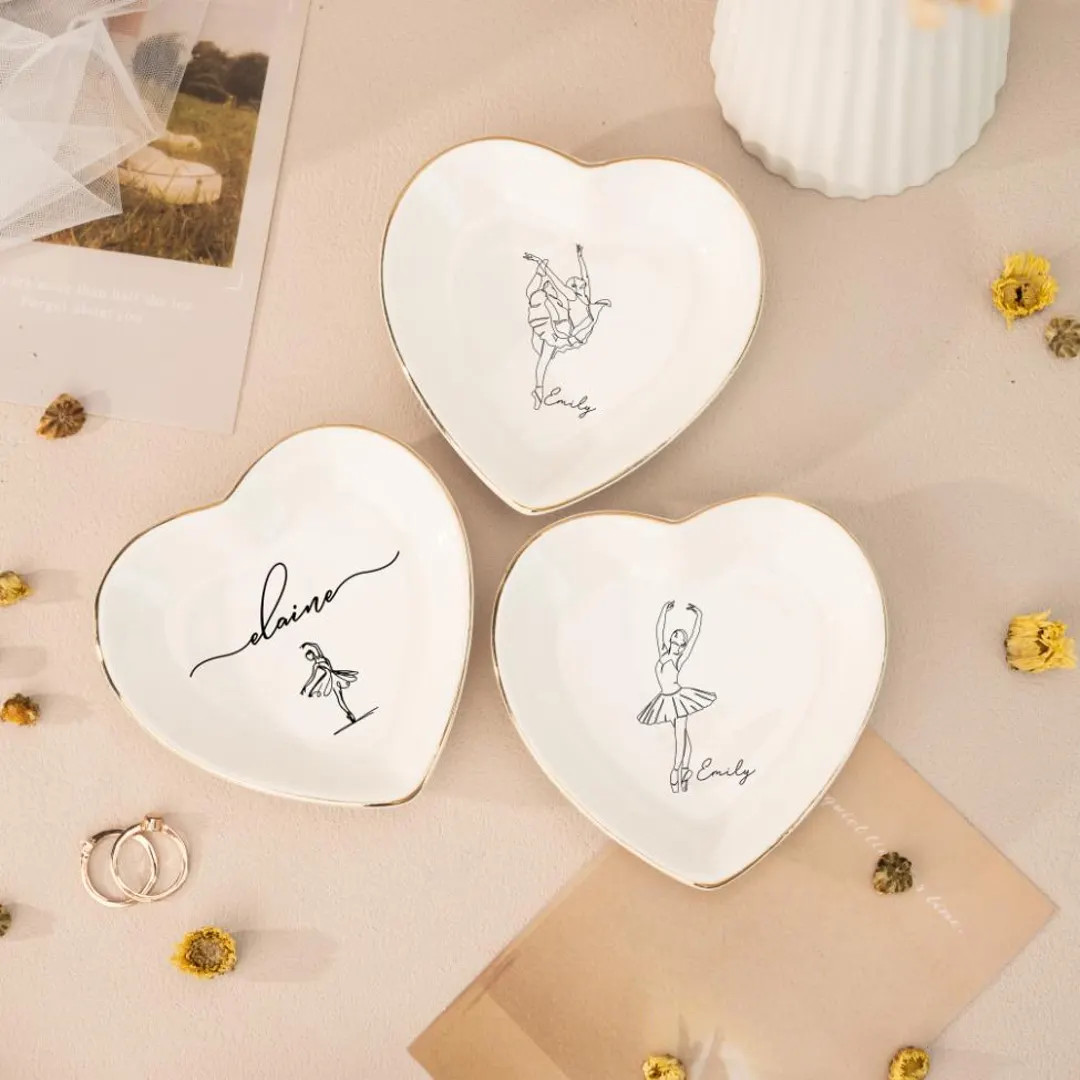 Personalized Ballet Jewelry Dish,dance Gift for Little Girls,dance Teacher Recital Gifts,ballet D... | Etsy (US)