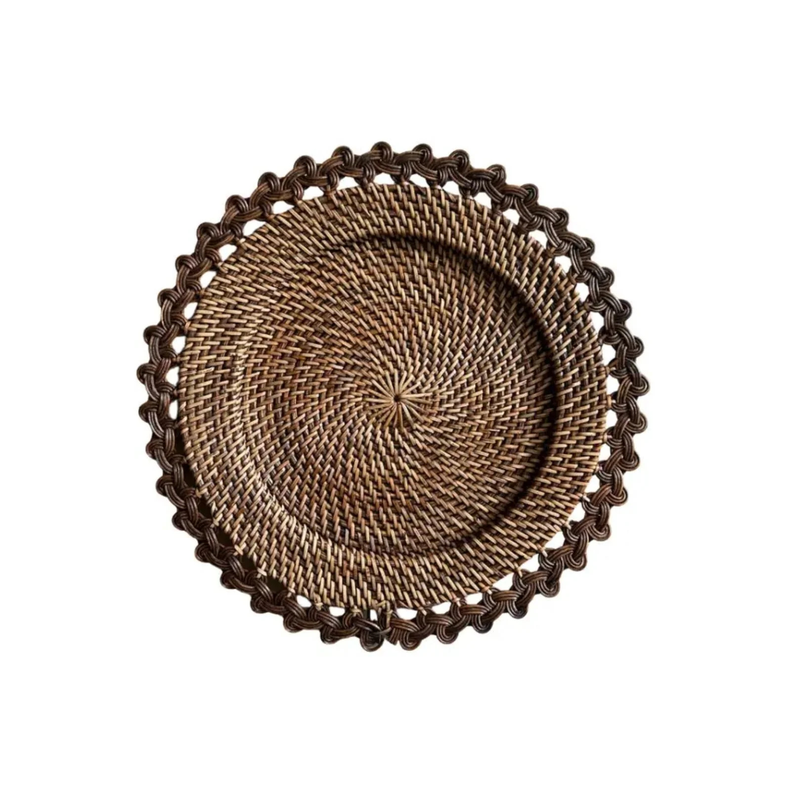 Blanche Woven Charger | Brooke & Lou | Brooke and Lou