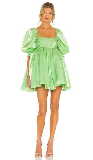 Puff Dress in Avocado | Revolve Clothing (Global)