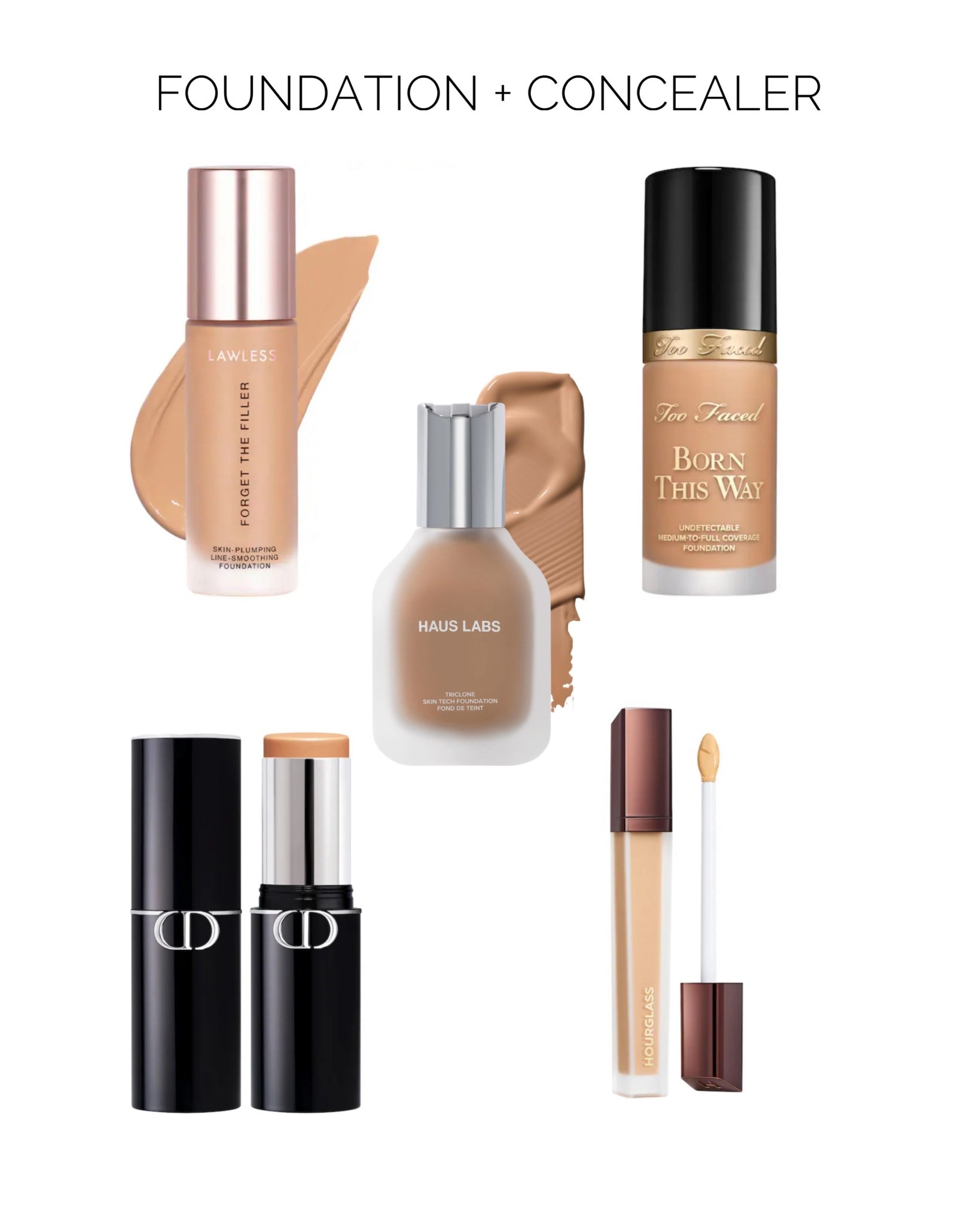 The best foundations + concealers 

#LTKGiftGuide #LTKHoliday #LTKBeauty