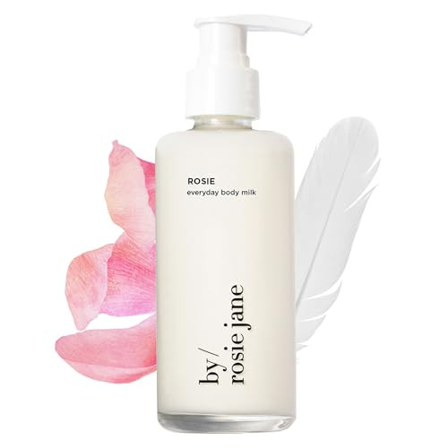 By Rosie Jane Everyday Body Milk (Rosie) - Hydrating Toner & Body Moisturizer to Help Even Skin Tone - Infused with Soothing Aloe Vera and Turmeric Root to Promote Anti-Aging (5 Ounce) | Amazon (US)