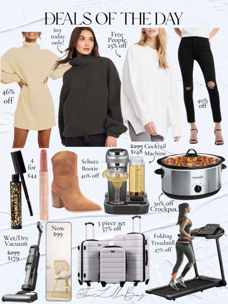 Deals of the day!

Amazon fashion. Sweater dress. $19 Sherpa pullover. Old navy. Free people 25% off. 4 for $44 Tarte. Beauty finds. Cocktail maker. Crockpot. Vacuum. Mirror. Luggage set. Treadmill. Gift ideas. Gifts for her. 

#LTKHoliday #LTKsalealert #LTKSeasonal