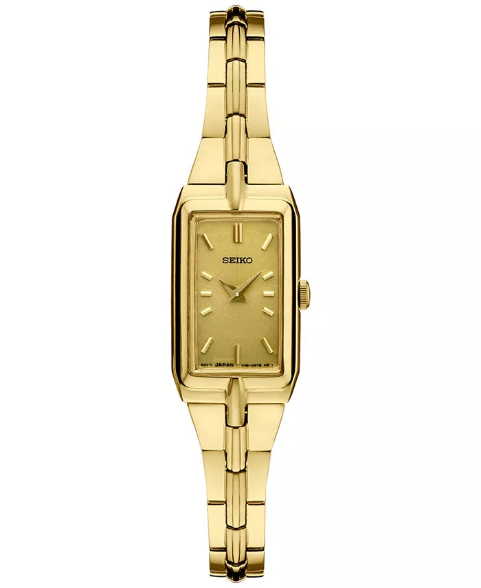 Women's Essential Gold-Tone Stainless Steel Bracelet Watch 15mm | Macy's