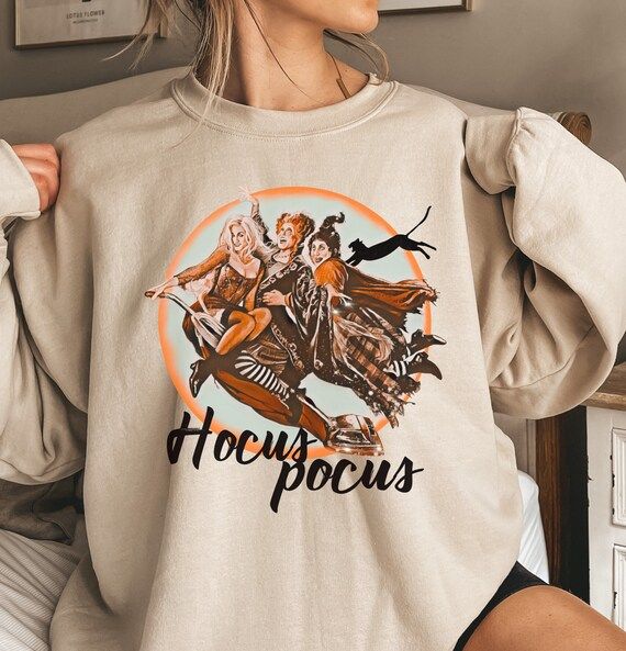 Hocus pocus sweater Halloween shirt witches sweater | Etsy | Etsy (US)