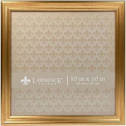 Lawrence 536210 10x10 Sutter Burnished Gold Picture Frame | Amazon (US)