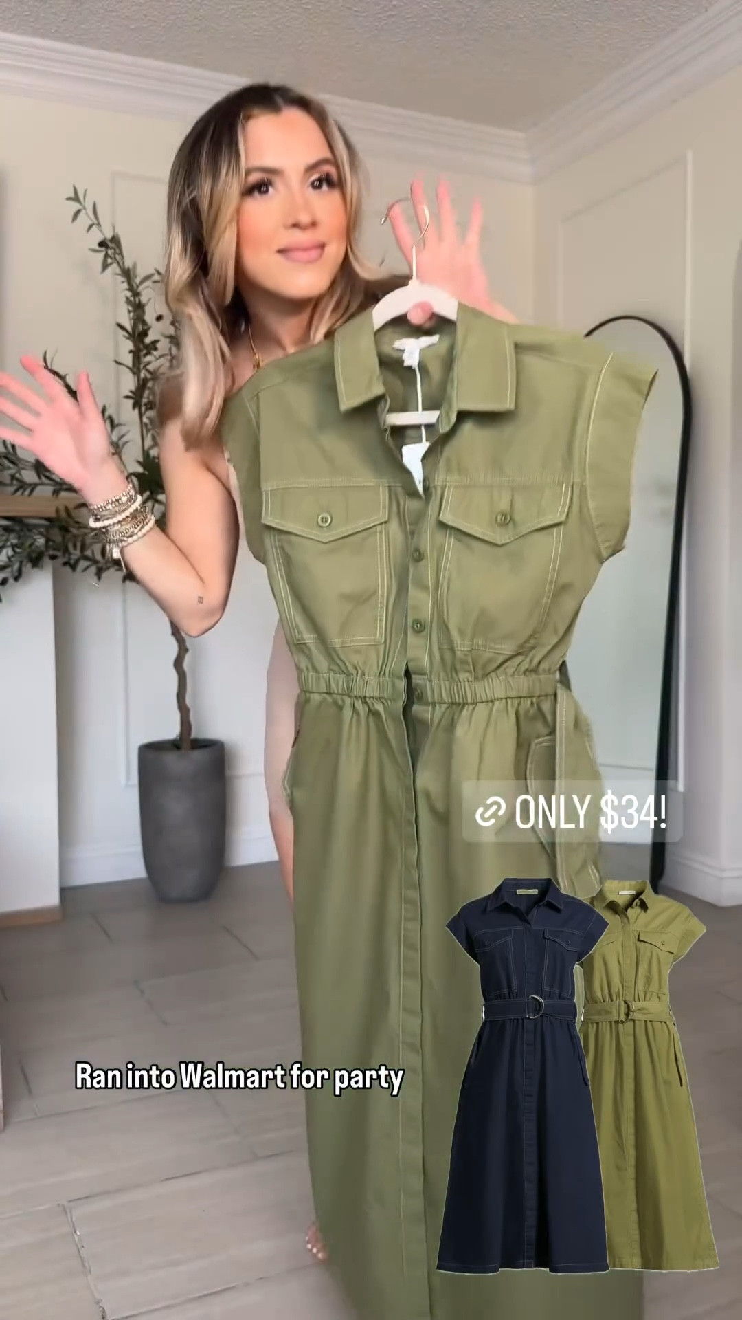 The cutest utility dress perfect for spring and summer! ONLY $34 from @walmart 

Wearing size XS 

#LTKU #LTKfindsunder50 #LTKSeasonal