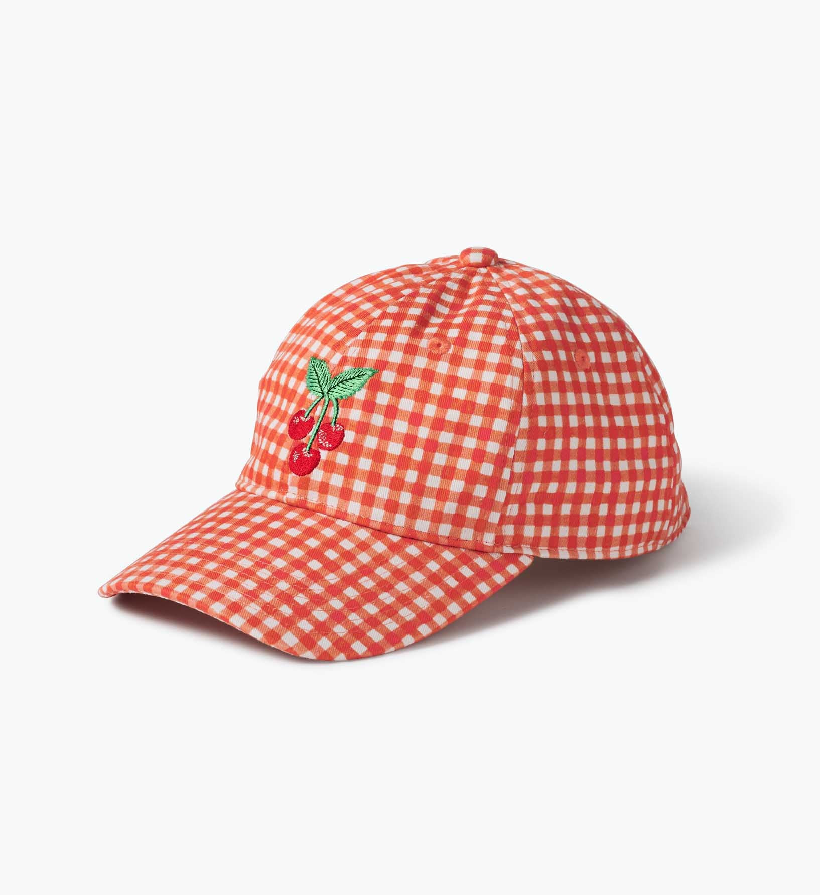 Baseball Cap - Gingham Cherries | Rifle Paper Co.