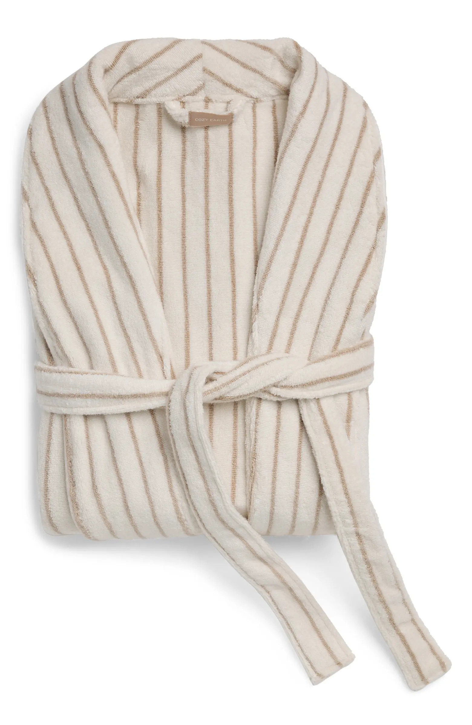 Cozy Earth Stripe Luxe Terry Robe | Nordstrom | Nordstrom