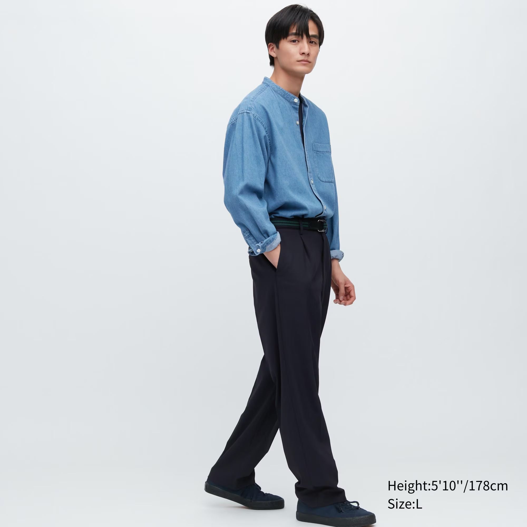 Wide-Fit Pleated Pants (2022 Edition) | UNIQLO (US)