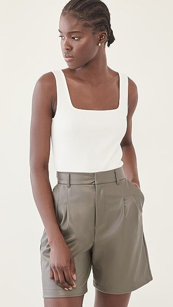 Ribbed Square Neck Tank | Shopbop