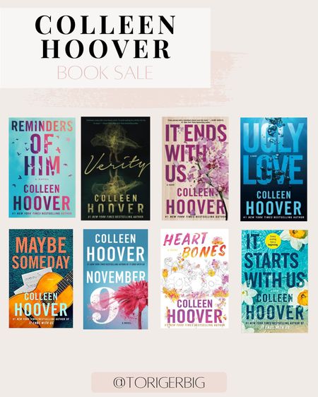Run, don’t walk! Some of my favorite Colleen Hoover books are on sale right now! #colleenhoover 

#LTKsalealert #LTKstyletip #LTKunder50