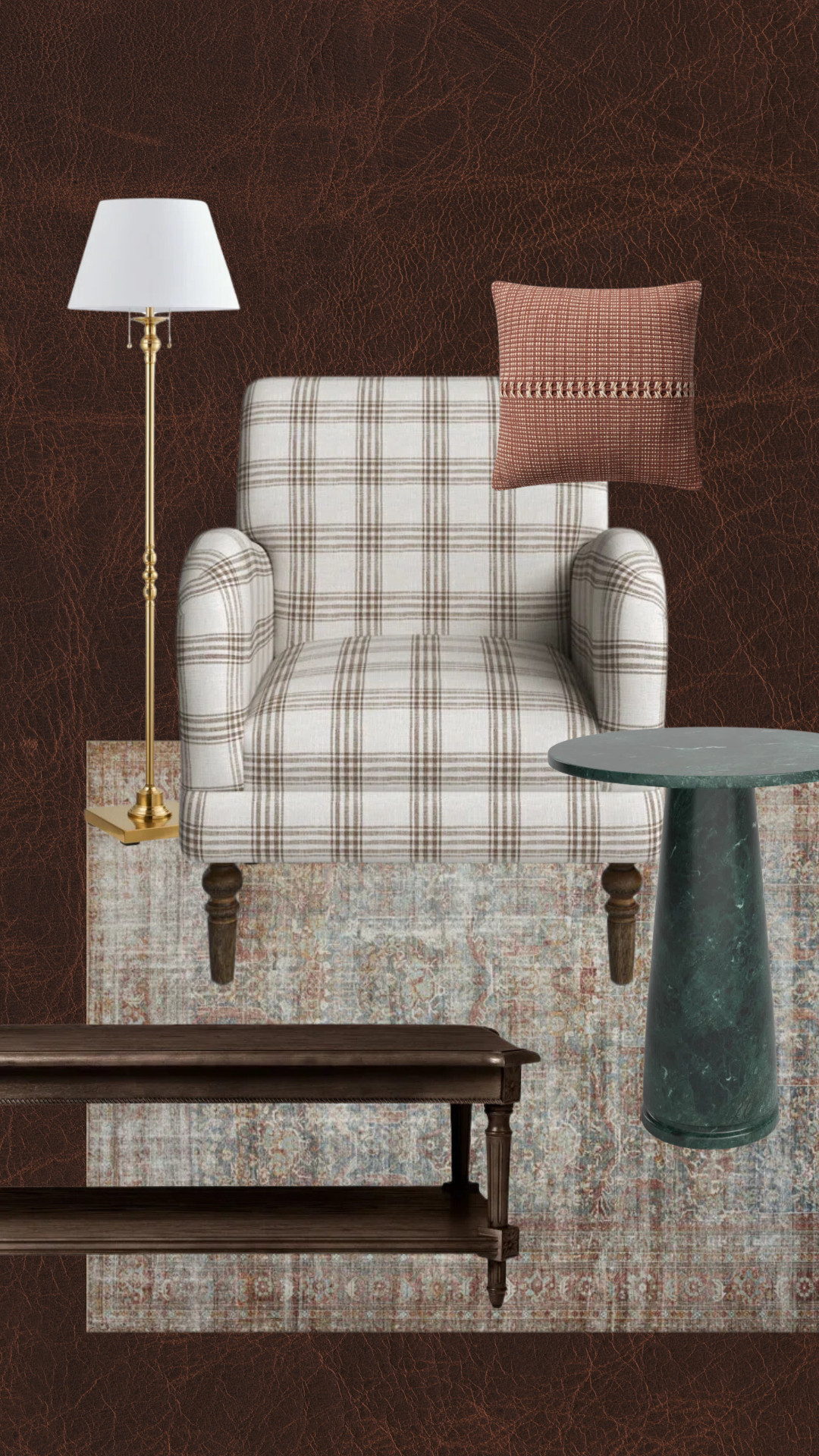 #AD Been mood-boarding with Wayfair's Black Friday in July sale and three rooms came together fast — a cozy plaid corner, a bedroom formula (striped bed + spindle nightstand, forever), and a collected dining room anchored by our Francis rug at 53% off. Everything's linked — steal a whole board or just the rug. @wayfair #Wayfair #WayfairPartner 

 #LTKHome #LTKSaleAlert