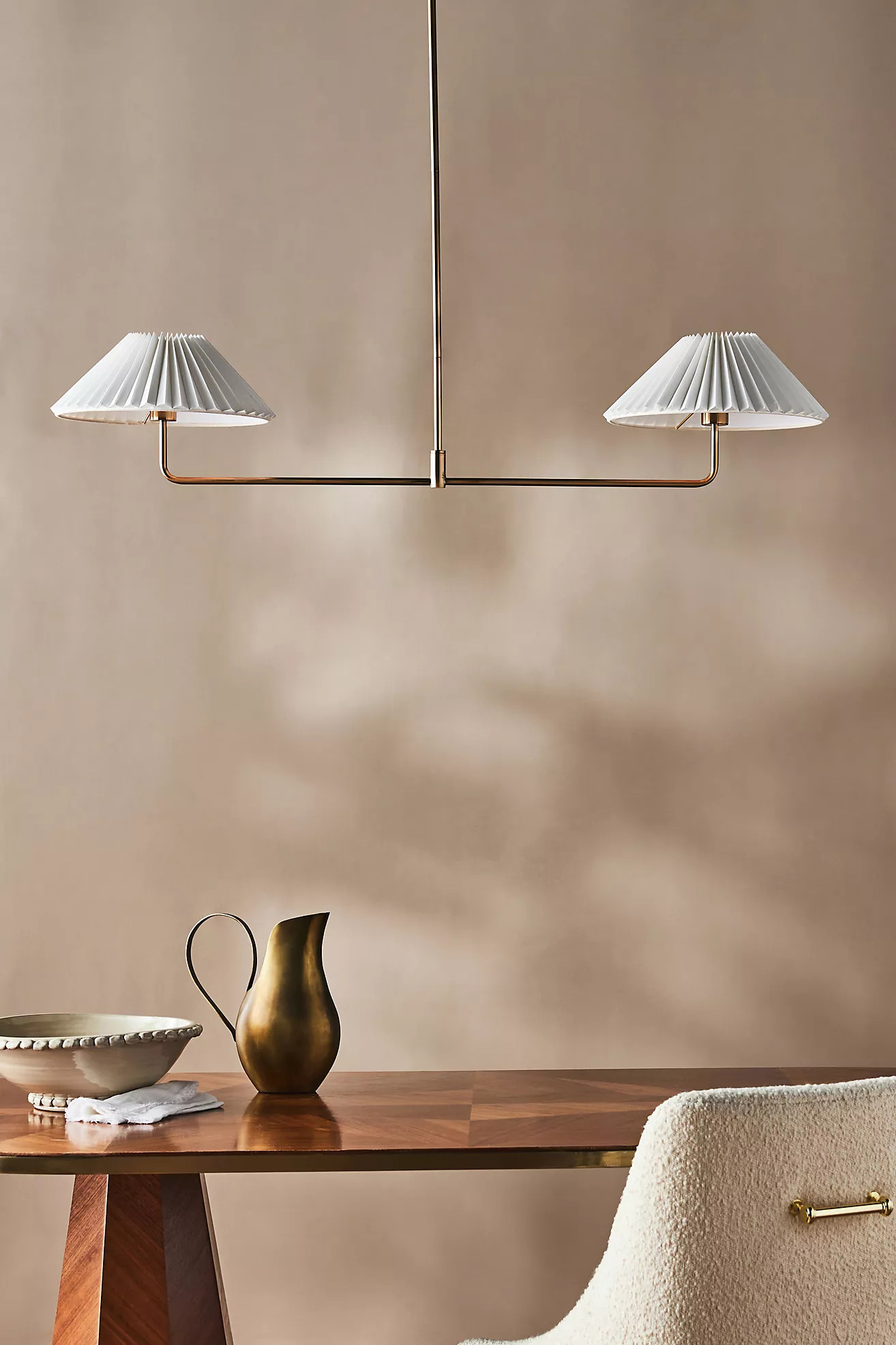 Harriet Pleated Chandelier | Anthropologie (US)