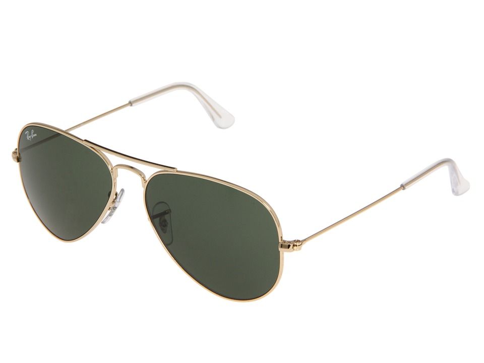 Ray-Ban - RB3025 Original Aviator 55mm (Arista/G-15 Xlt Lens) Metal Frame Fashion Sunglasses | Zappos