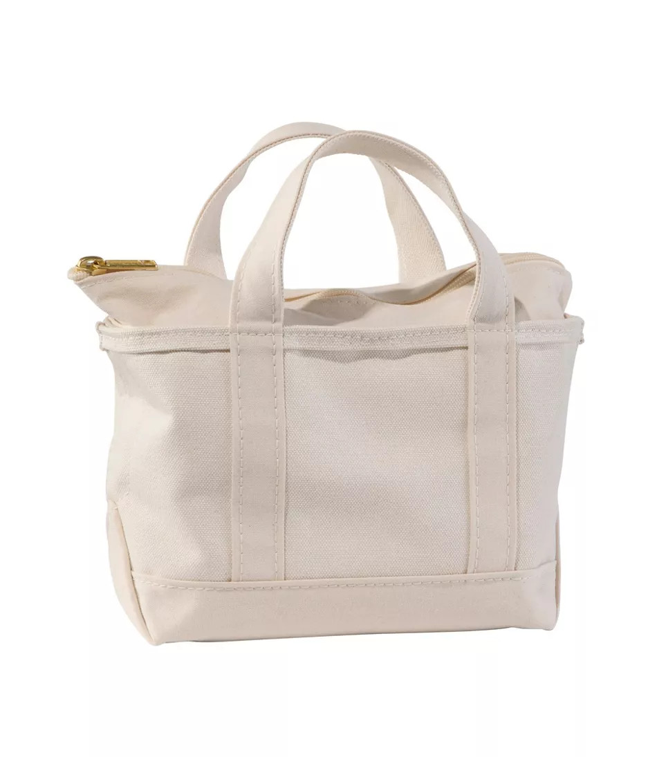 Zip-Top Boat and Tote, Mini Natural Reg, Canvas/Nylon L. L.Bean | L.L. Bean