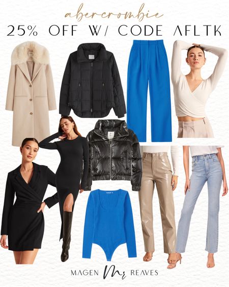 Abercrombie is 25% off with code AFLTK - sale alert - sale finds - sale must haves - winter favorites - denim on sale - trouser pants on sale 

#LTKsalealert #LTKstyletip #LTKHoliday