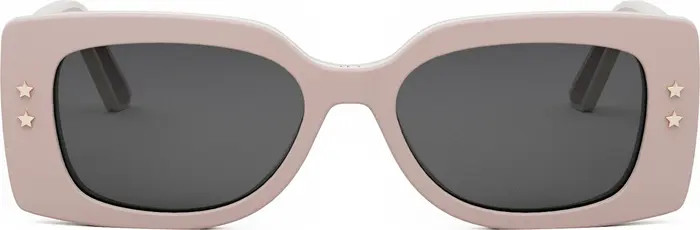 'DiorPacific S1U 53mm Rectangular Sunglasses | Nordstrom