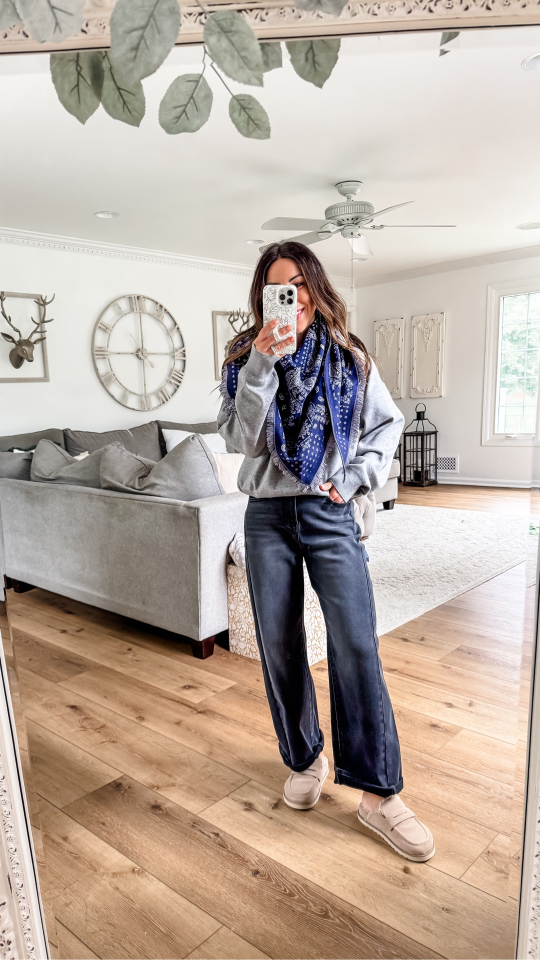 Small sweater. Black jeans, 25. Barrel jeans. Black denim. Shoes TTS.

#LTKOver40 #LTKPetite