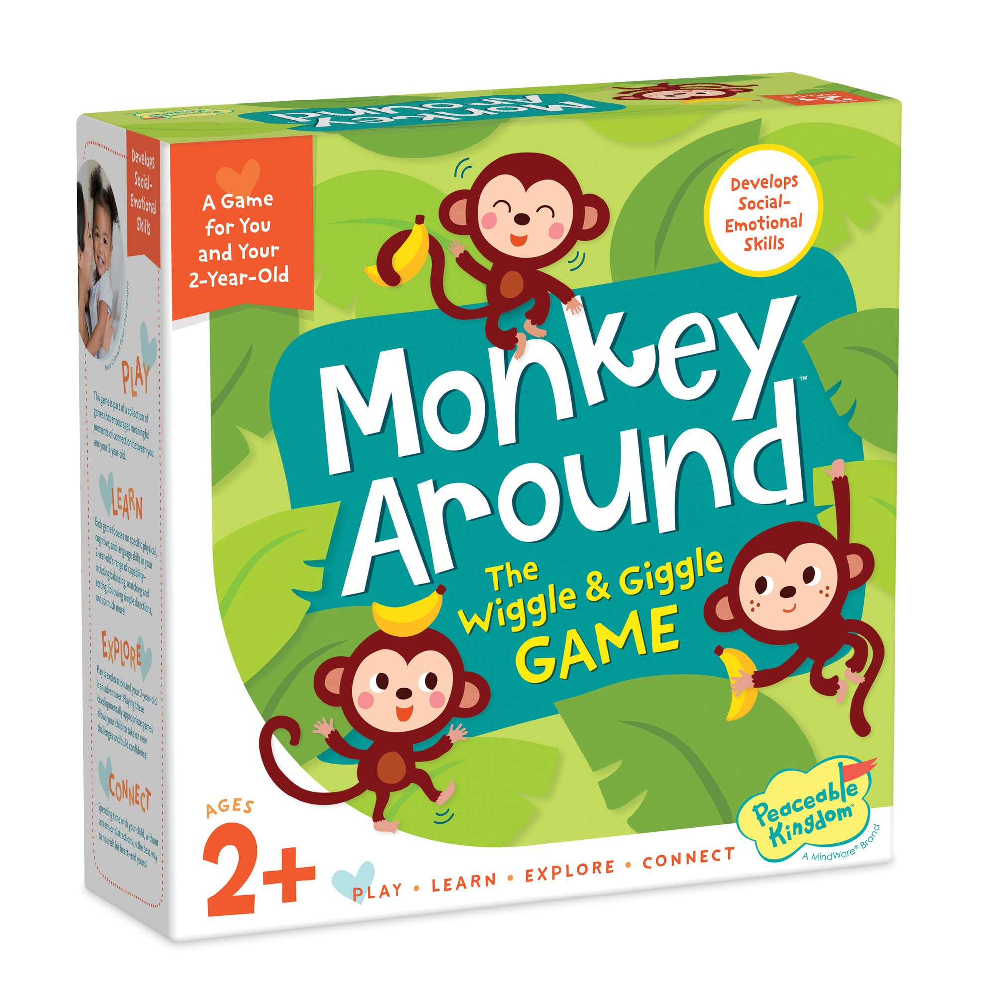 Peaceable Kingdom Monkey Around First Game for Toddlers Interactive play with Parent Ages 2+ | Amazon (US)