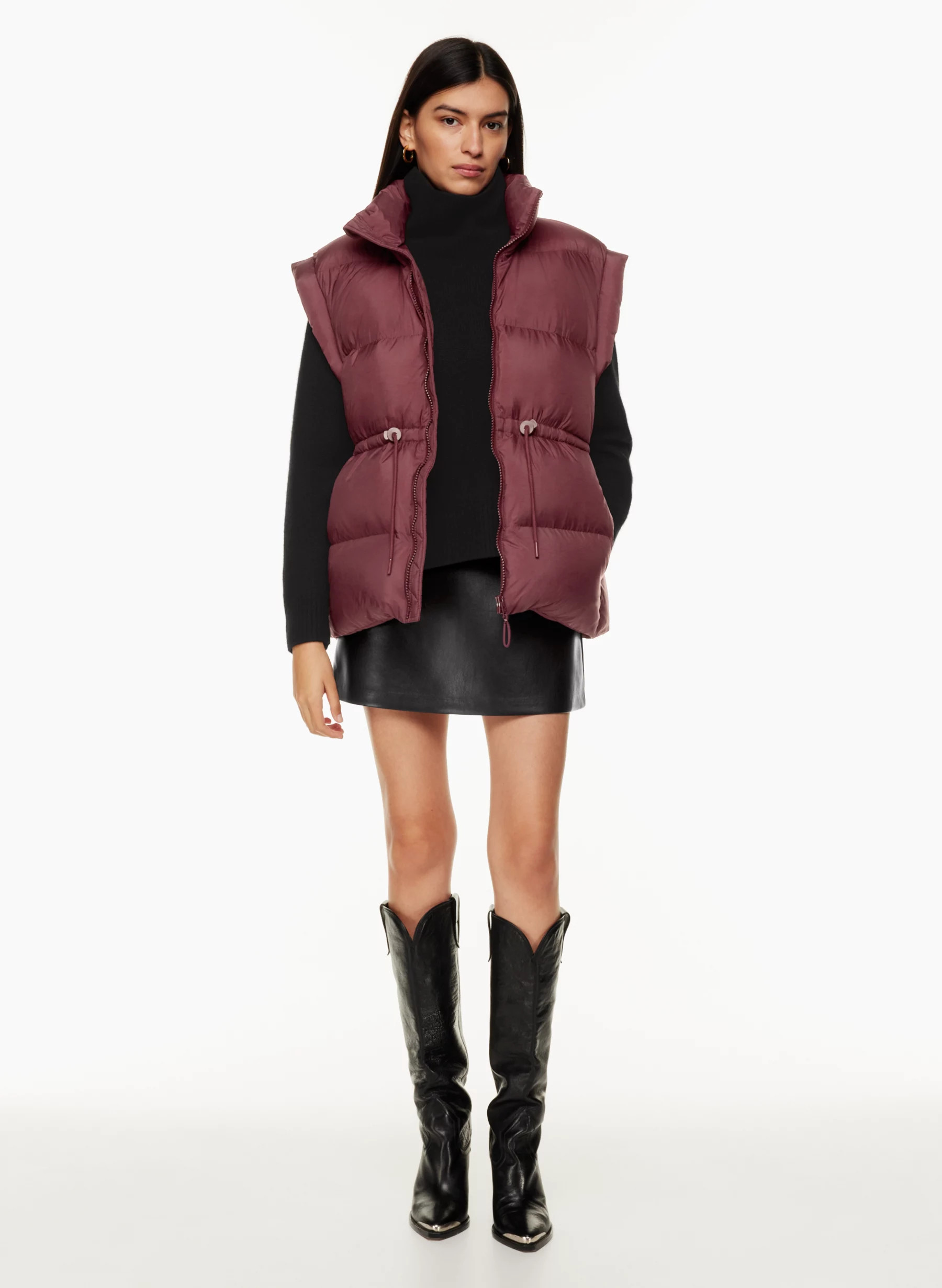 THE CHALET PUFFER VEST | Aritzia