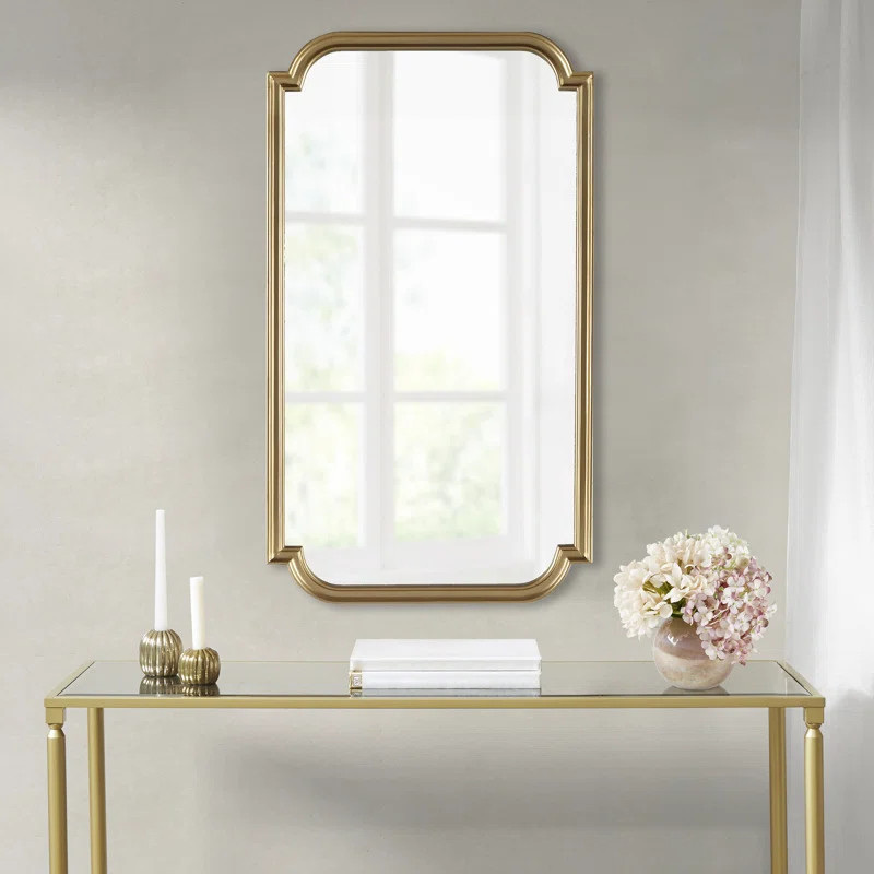 Janay Wood Scalloped Wall Mirror | Wayfair North America