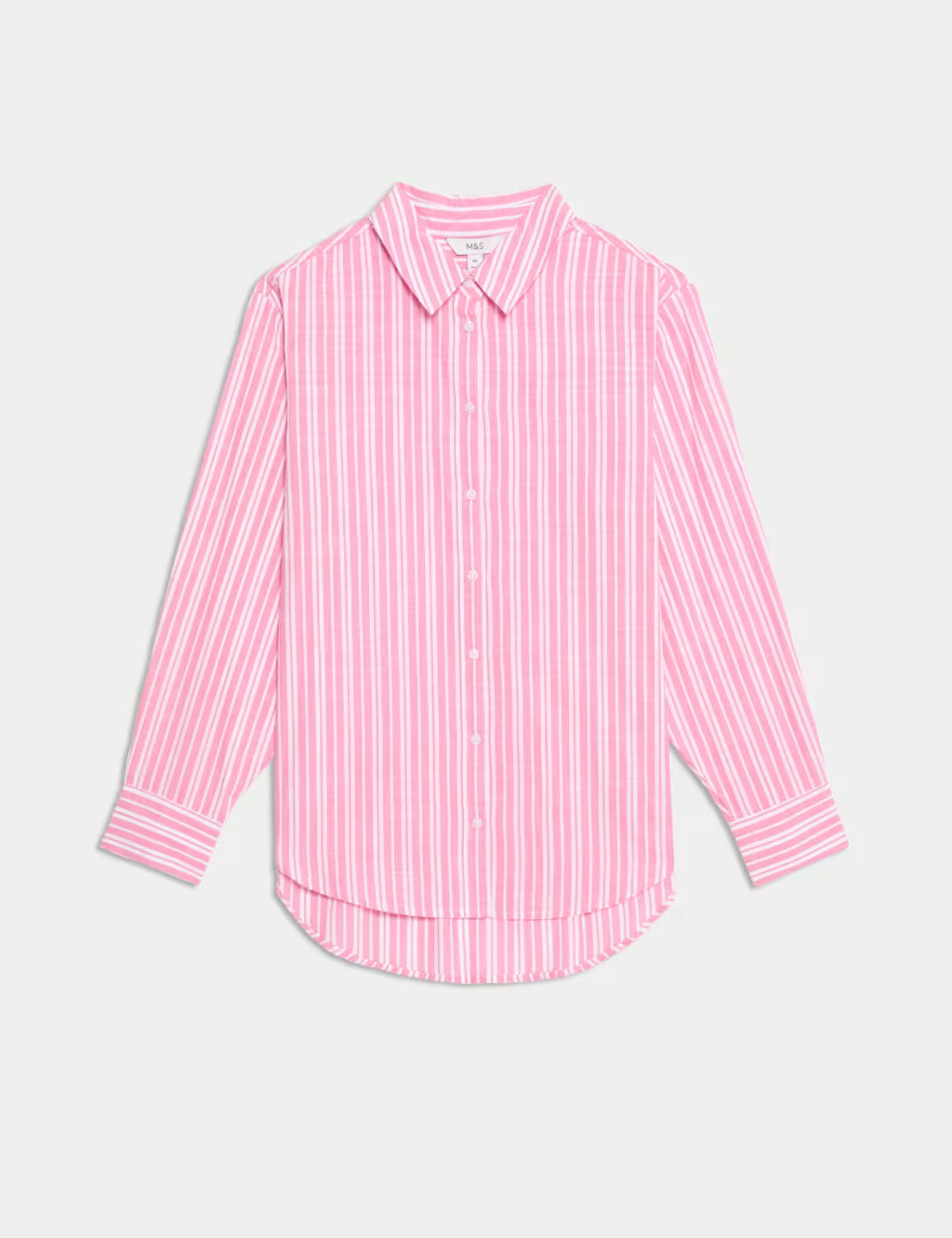 Pure Cotton Striped Collared Shirt | Marks & Spencer (UK)