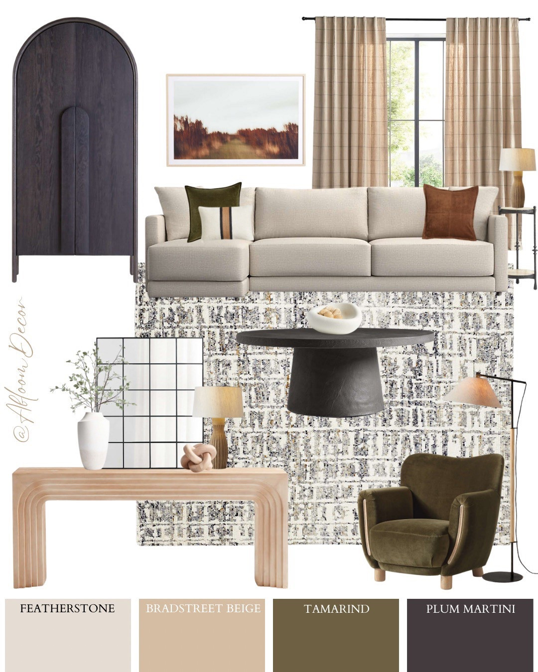 This warm and cozy living room design brings together earthy neutrals, deep wood tones, and rich textures for a calm and welcoming space that still feels modern. 

#LTKHome