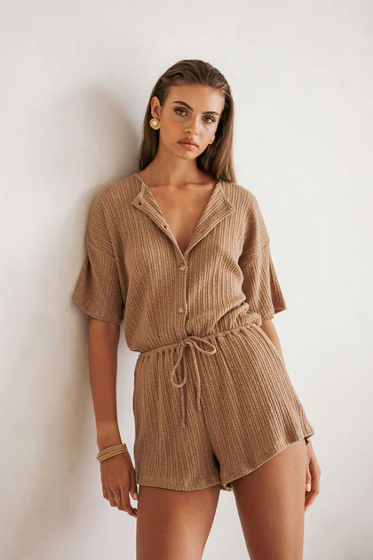 Juniper Playsuit - Biscotti | SABO SKIRT (Global)