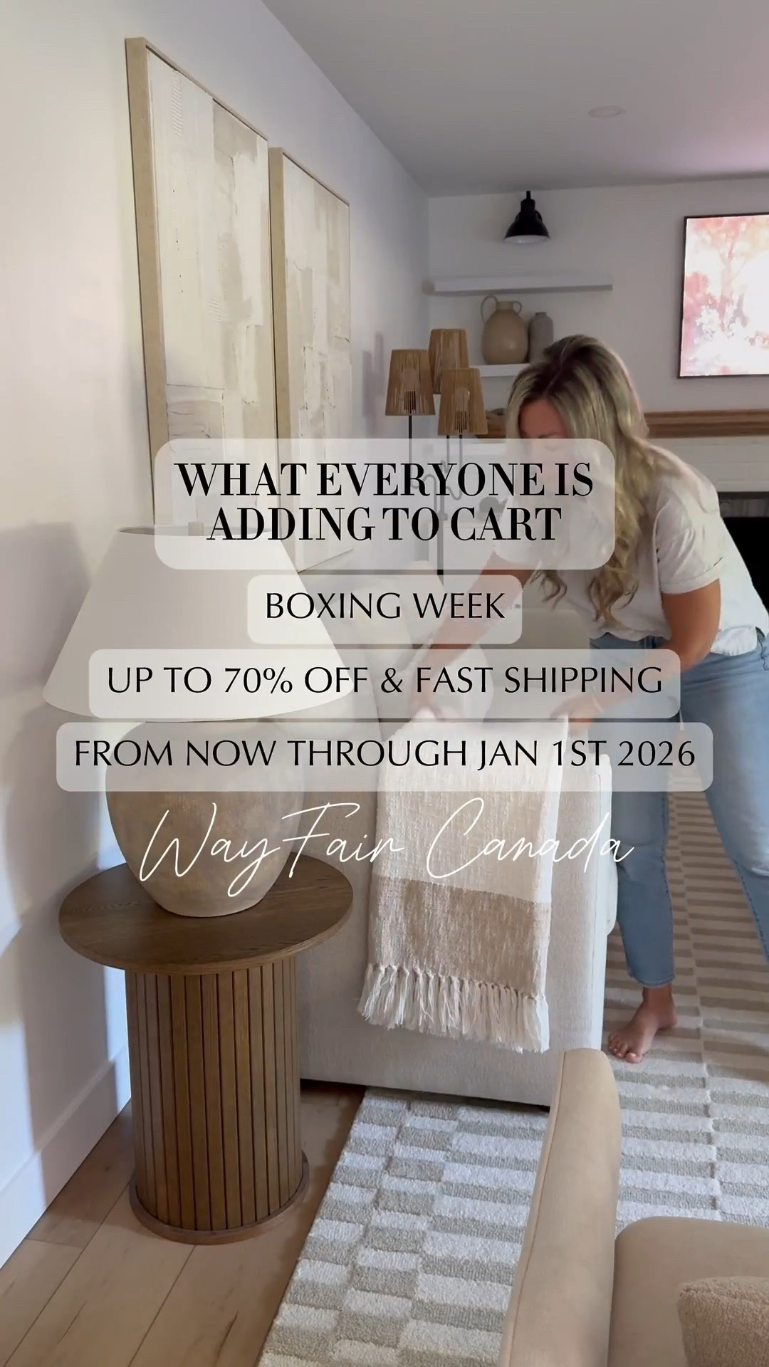 What everyone is adding to cart during the @wayfaircanada boxing week sale! Save up to 70% off with fast shipping. The sale runs now through January 1st 2026.

#WayfairCAHome #WayfairCAPartner
#boxingweek #sale #homefinds

#LTKHome #LTKSaleAlert