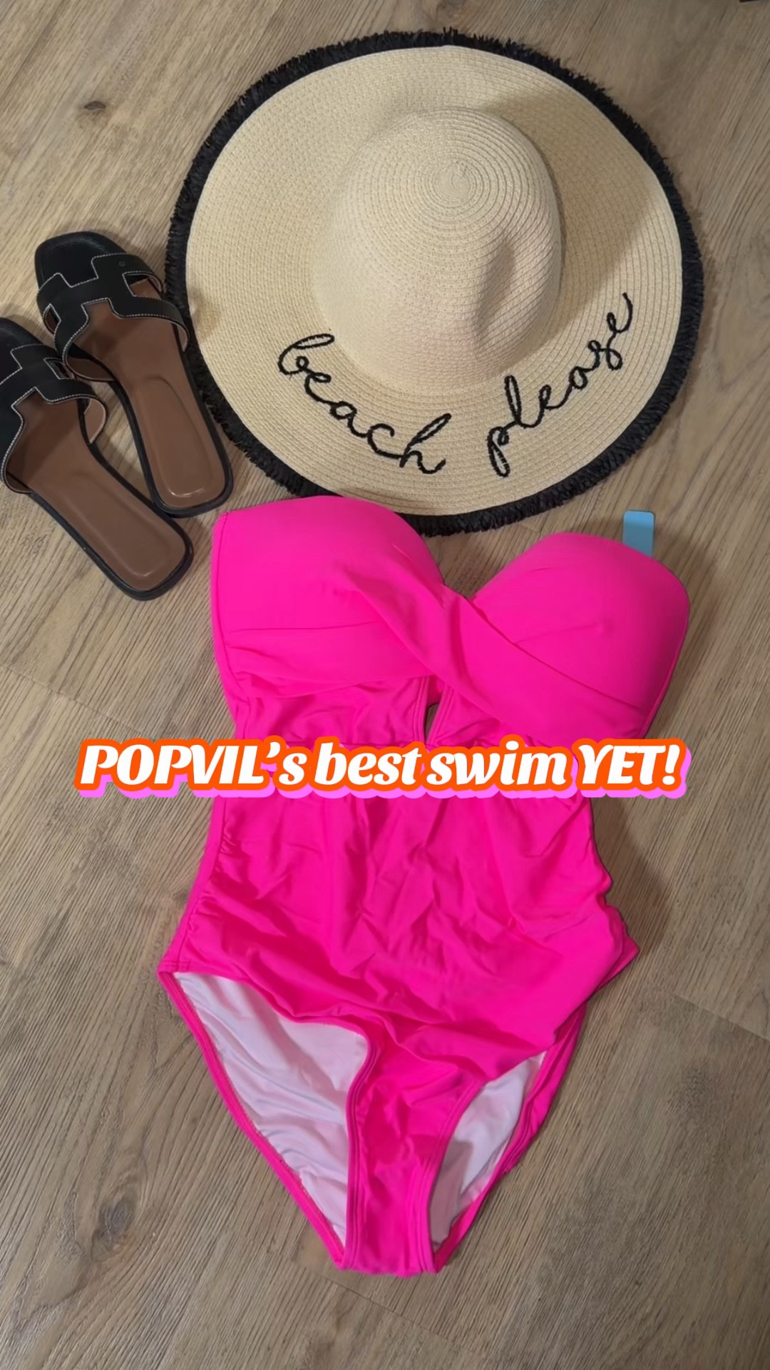 Popvil cute, classy but comfy one piece swim! Love that cut in the front it gives it a modest but sexy kinda look! 

#LTKSaleAlert #LTKSwim #LTKmomlife