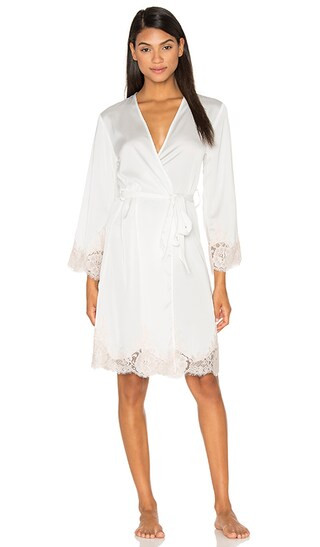 Bride Embroidered Robe in White | Revolve Clothing (Global)
