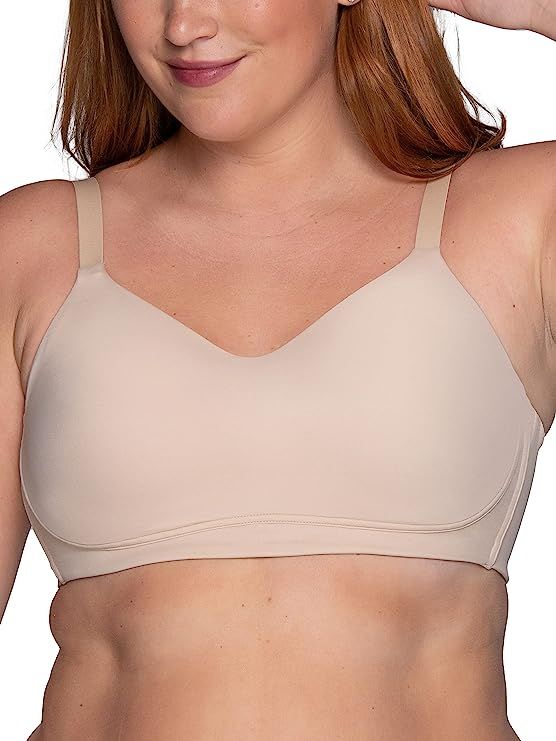 Vanity Fair Women's Wireless Comfort Bra, Customize Your Shape & Support: Convertible Straps, Eas... | Amazon (US)