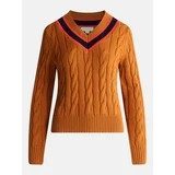 Free Assembly Women's and Women's Plus Cotton Cable Knit Sweater, Midweight, Sizes XS-4X | Walmart (US)