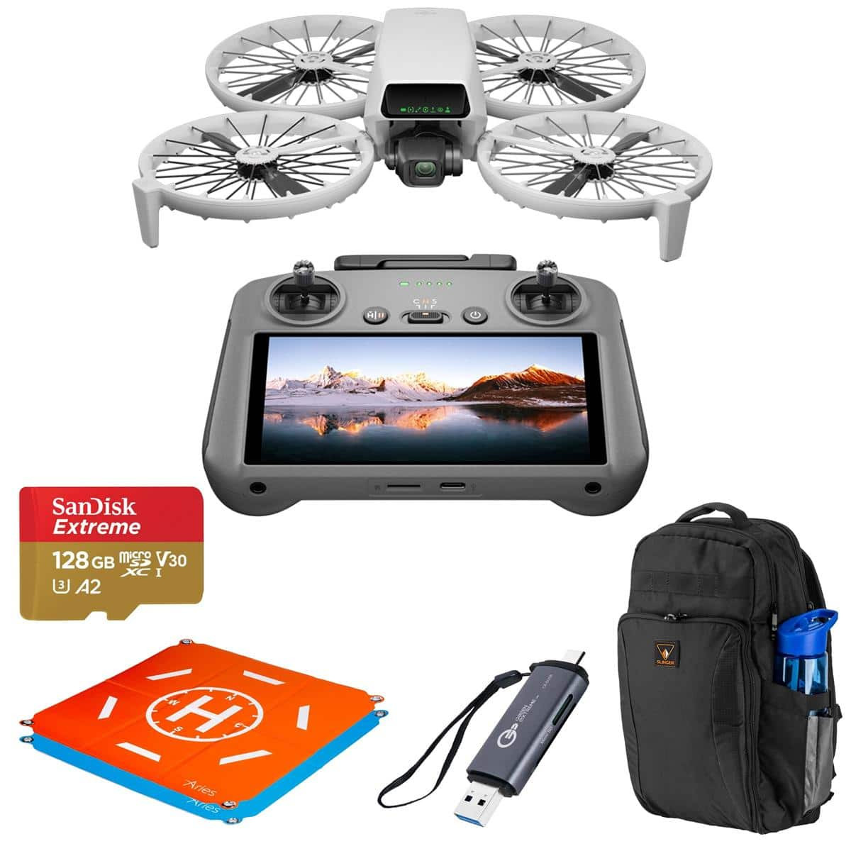 Bundle - DJI - Flip Drone with RC 2 Remote Controller, with Essential Kit | Best Buy U.S.