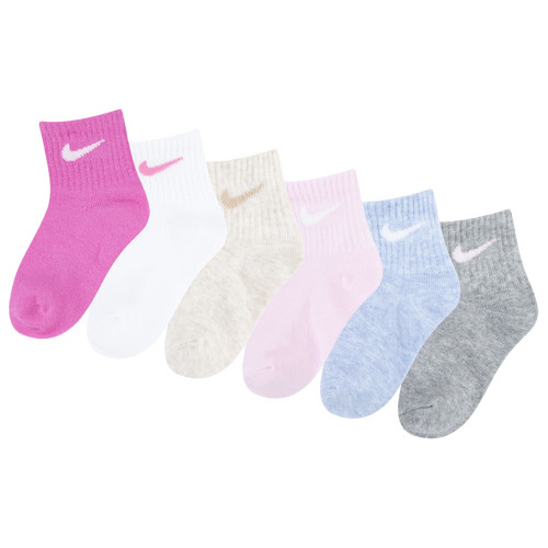 Nike Swoosh 6 Pack Ankle Socks | Kids Foot Locker (US)