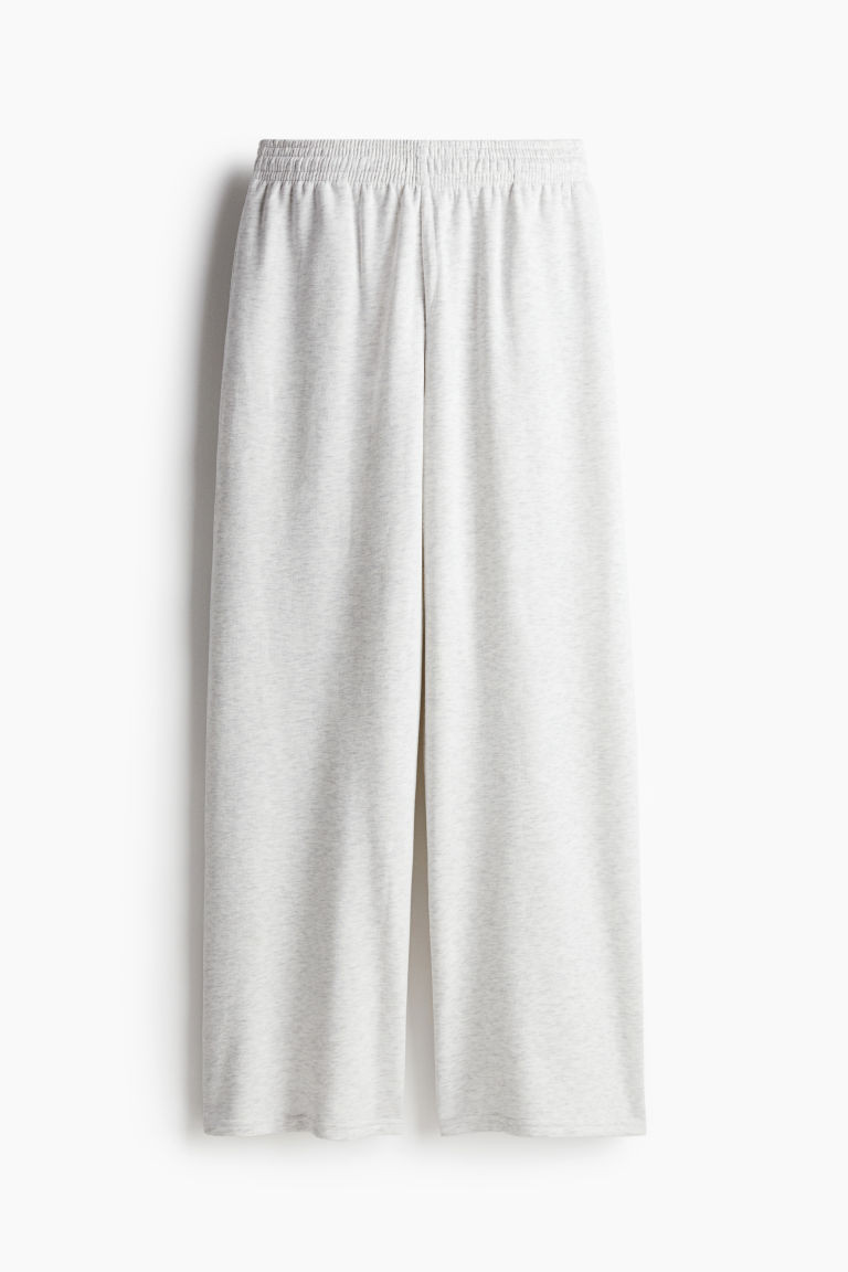 H & M - Wide-Leg Joggers - Gray | H&M (US + CA)