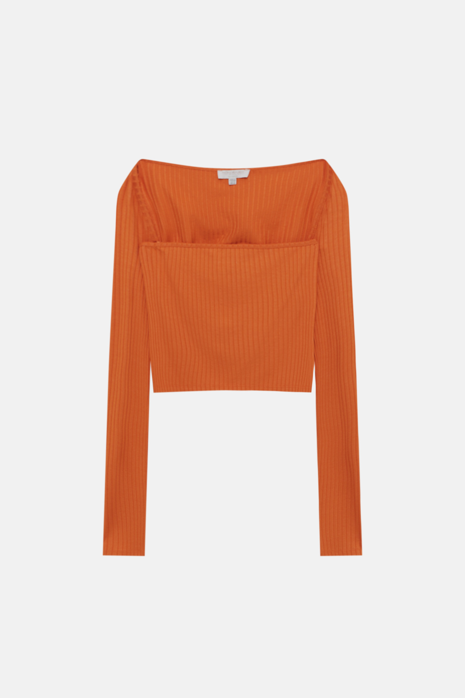 Top with a bandeau neckline and arm warmers | PULL and BEAR UK