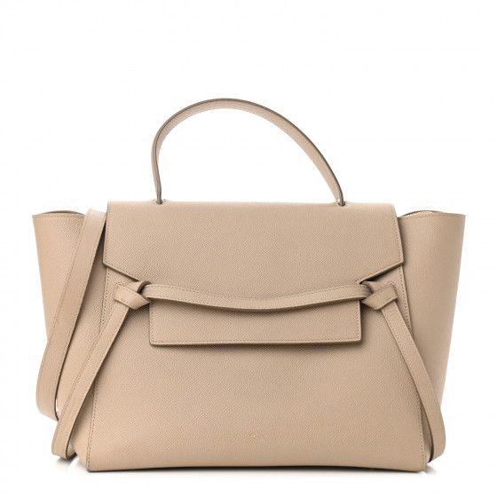 CELINE Grained Calfskin Mini Belt Bag Light Taupe | FASHIONPHILE | Fashionphile