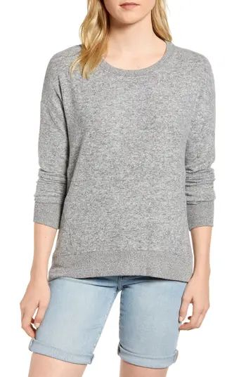 Women's Gibson X Living In Yellow Chelsea Cozy Shirttail Sweater | Nordstrom