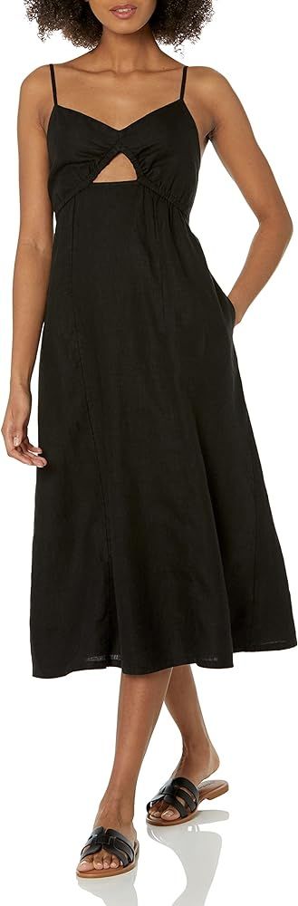 The Drop Women's Maci Strappy V-Neck Cutout Smocked Back Midi Dress | Amazon (US)