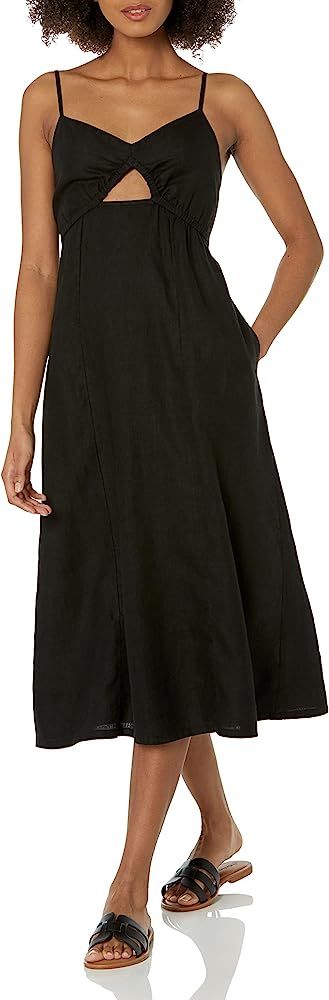 The Drop Women's Maci Strappy V-Neck Cutout Smocked Back Midi Dress | Amazon (US)