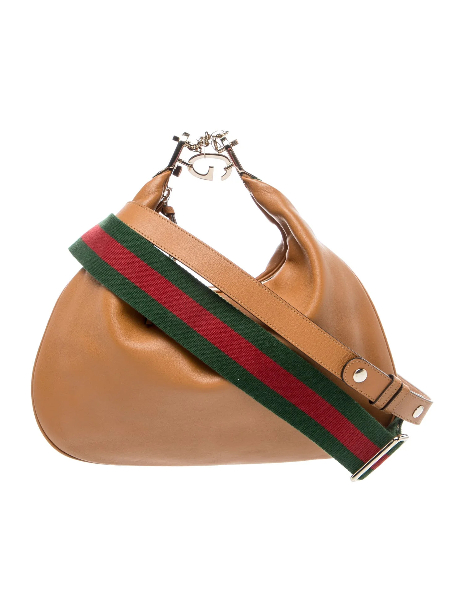 Gucci Web Attache Medium - Neutrals Crossbody Bags, Handbags - GUC2034734 | The RealReal | The RealReal